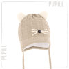 Шапочка для малышей утепленная демисезонная Pupill  фото 3 &mdash; MamaEmma.ru