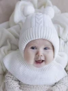 Шапка капор зимняя для новорожденных детей фото 5 &mdash; MamaEmma.ru