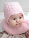 Зимняя шапочка капор для девочки фото 4 &mdash; MamaEmma.ru