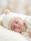 Шапочка для новорожденных Весна-Осень с подкладкой фото 5 &mdash; MamaEmma.ru