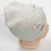 Детская шапка хлопковая Флер Миалт белая фото 9 &mdash; MamaEmma.ru