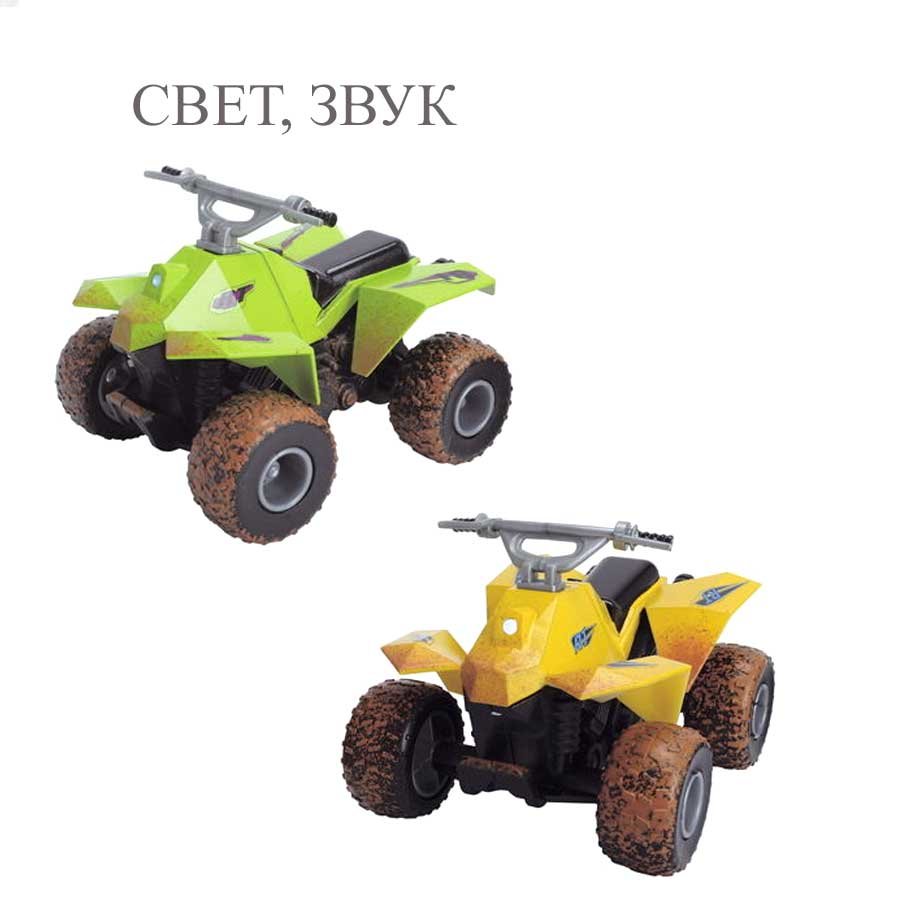 Игрушечный квадроцикл Dickie Toys цвета в ассортименте фото 1 &mdash; МамаЭмма