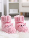 Носки для новорожденной девочки Мышонок фото 2 &mdash; MamaEmma.ru