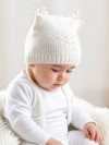 Вязаная шапочка со стразами, однослойная фото 5 &mdash; MamaEmma.ru