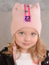 Шапка Хулиганка весна синяя фото 2 &mdash; MamaEmma.ru