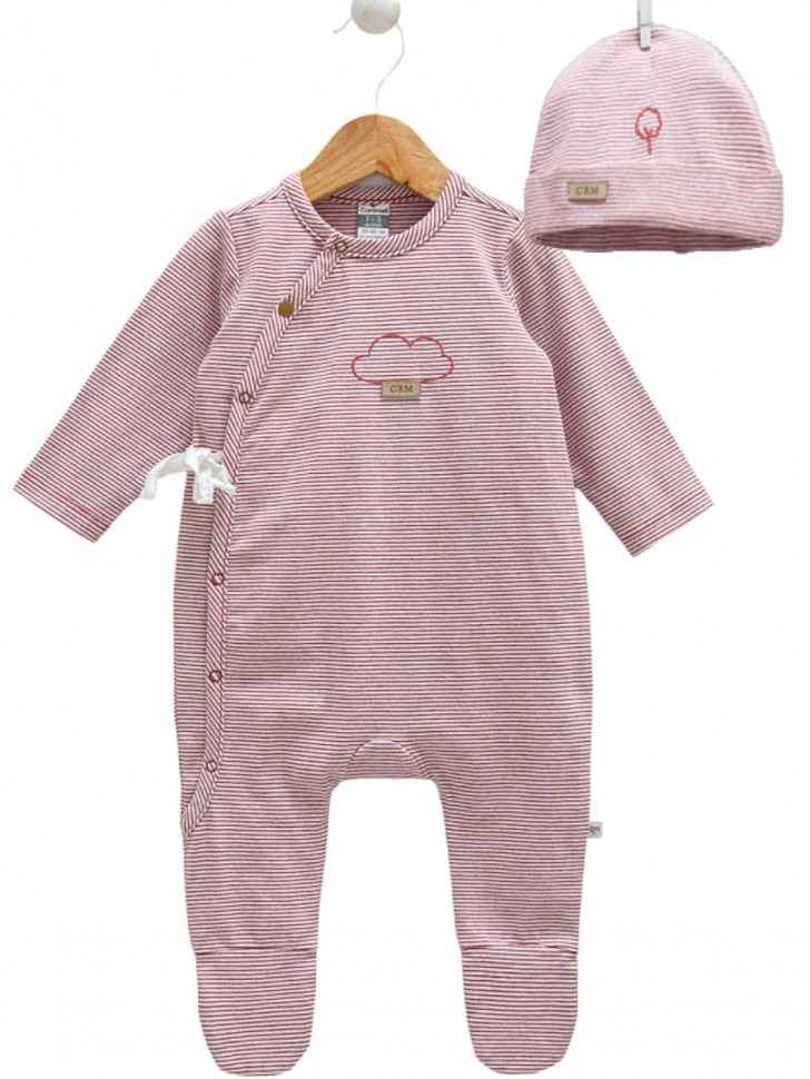 Комбинезон для малышей Caramell Baby с шапочкой фото 1 &mdash; MamaEmma.ru