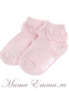 Носки Conte Kids с кружевом светло-розовые фото 1 &mdash; МамаЭмма