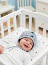 Летняя вязаная шапочка для новорожденных малышей Jamiks Alfie фото 2 &mdash; MamaEmma.ru