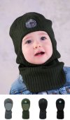 Шапка-шлем GOAL Миалт, черный фото 2 &mdash; MamaEmma.ru