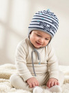 Шапка вязаная хлопковая весна лето Jamiks Fish фото 2 &mdash; MamaEmma.ru