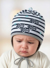 Шапка вязаная хлопковая весна лето Jamiks Fish фото 3 &mdash; MamaEmma.ru