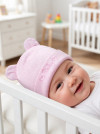 Ажурная шапочка для новорожденной малышки Baby, Карапузик фото 2 &mdash; МамаЭмма