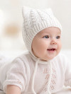 Вязаная шапочка однослойная весна-лето фото 7 &mdash; MamaEmma.ru